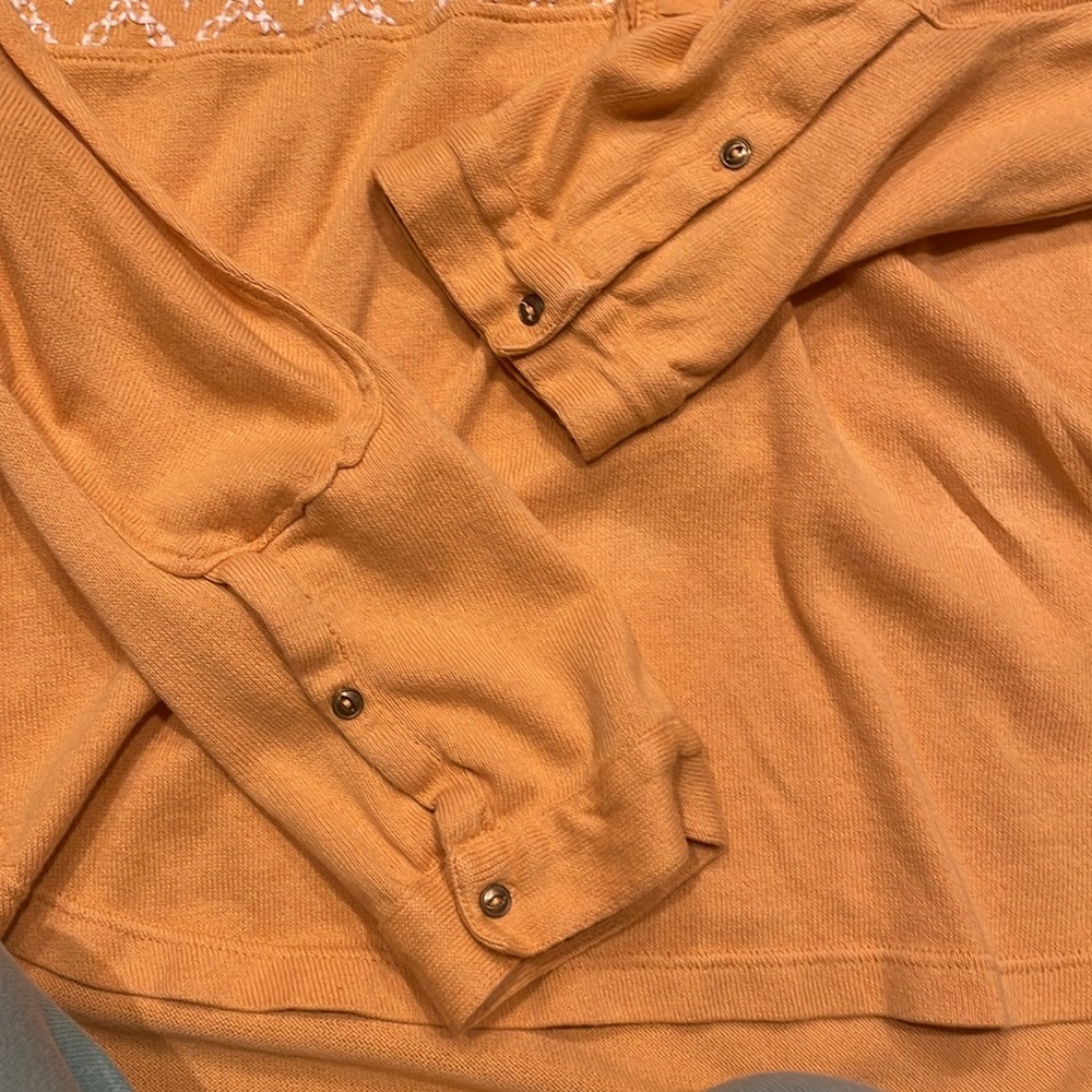 Free People Henley Embroidered Long Sleeve - Picture 9 of 13